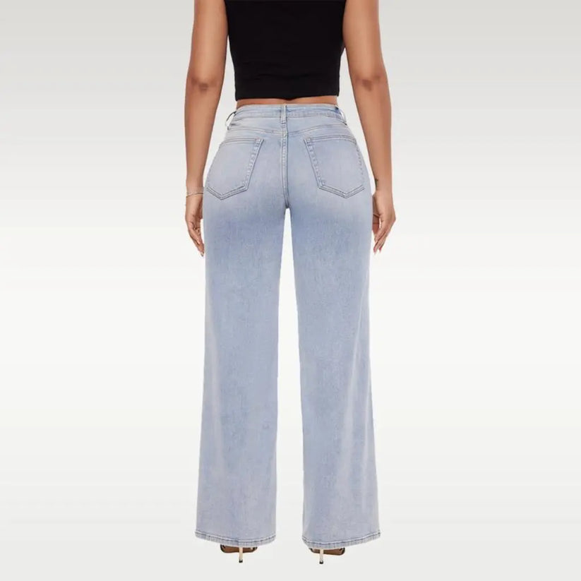 CurviFit™ Mid-Low Rise Stretch Wide-Leg Jeans