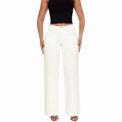 CurviFit™ Mid-Low Rise Stretch Wide-Leg Jeans