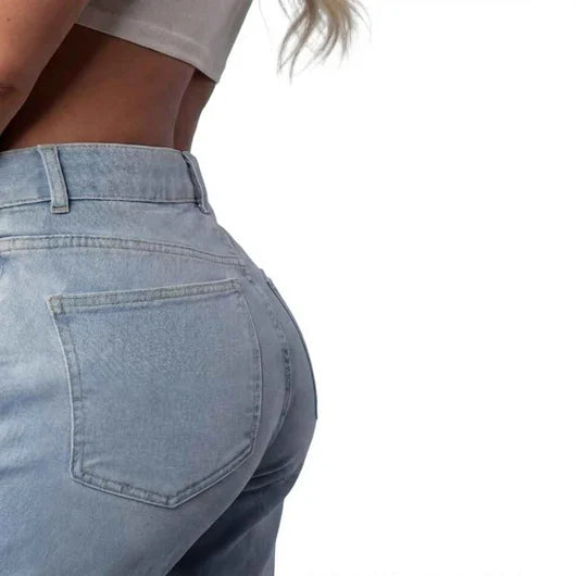 CurviFit™ Mid-Low Rise Stretch Wide-Leg Jeans